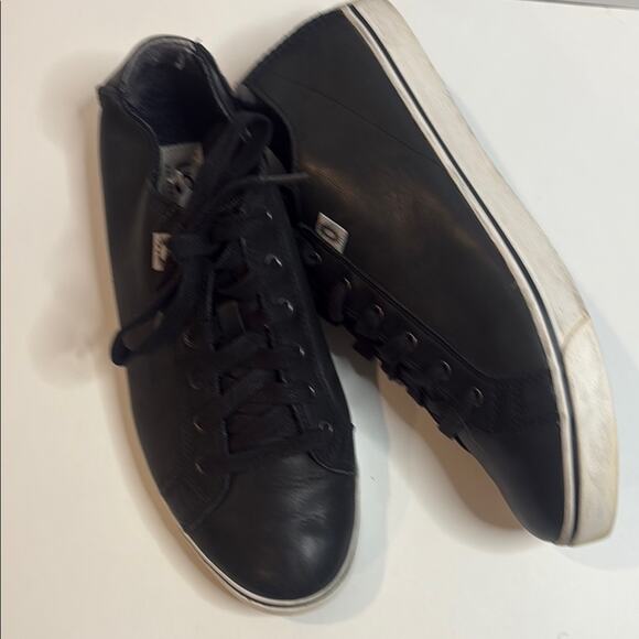 Men’s Ugg black leather upper vanowen sneakers - Picture 1 of 7